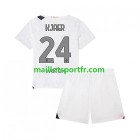 Maillot de Foot AC Milan Simon Kjaer 24 Enfant Exterieur 2023/24
